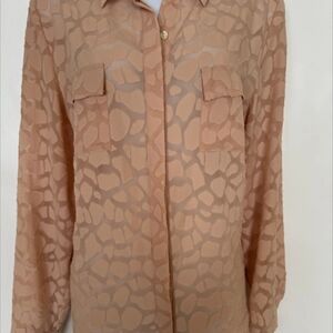 Ann Taylor Light Pink Blouse